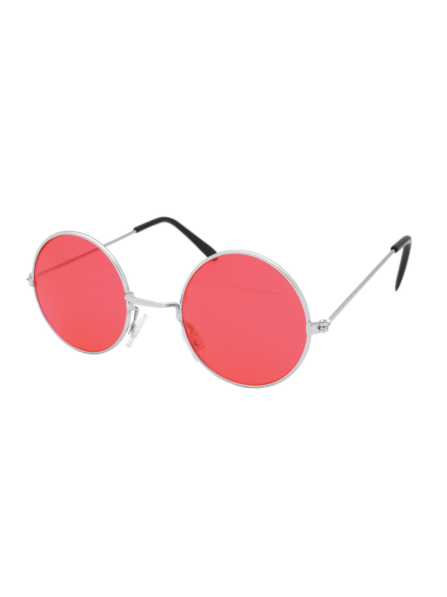 Lennon Glasses Red/Silver Frame – Rubies Masquerade Co. (UK)