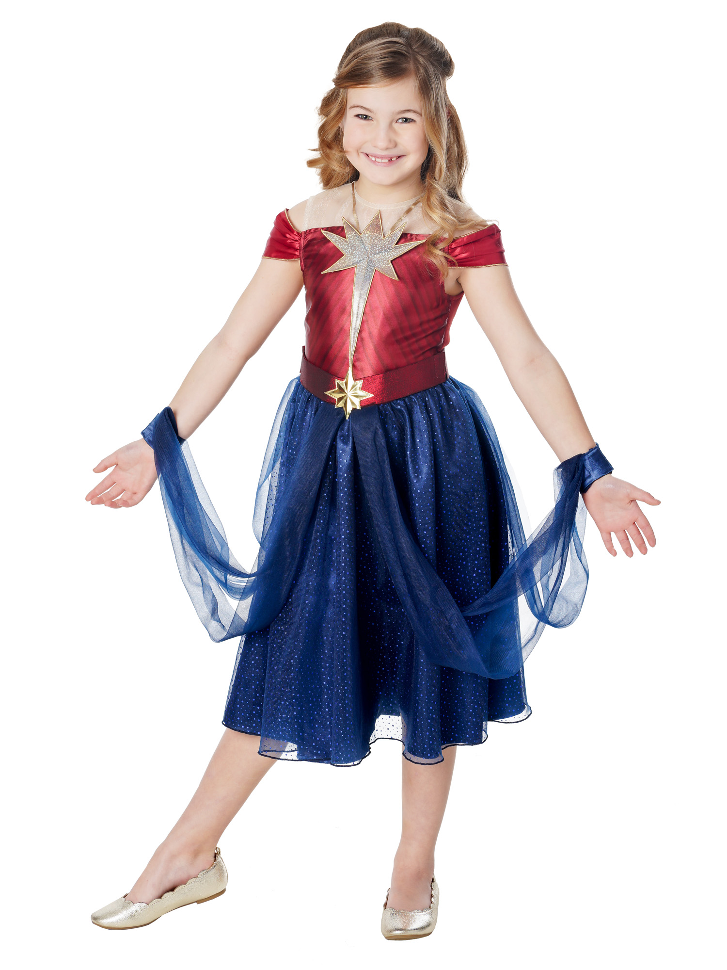 Captain Marvel Girls Dress – Rubies Masquerade Co. (UK)